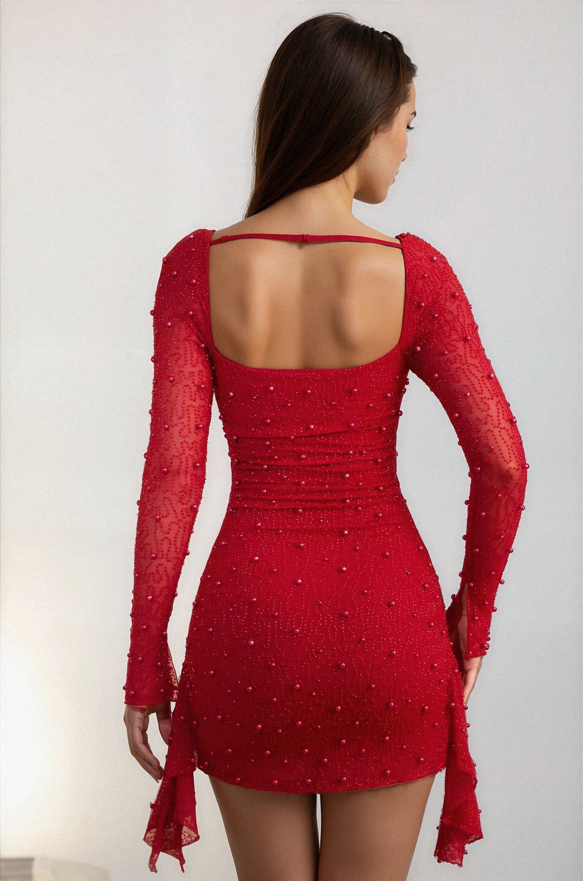 KATYA EMBELLISHED MINI DRESS
