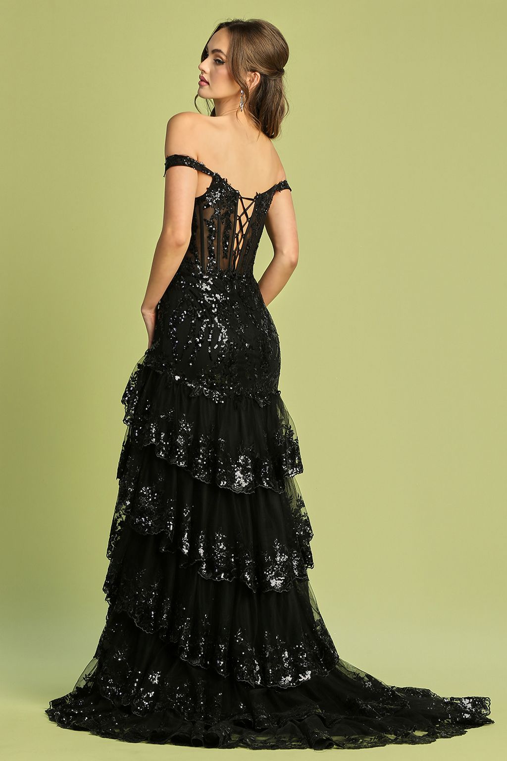 Arabella Sequin Corset Gown