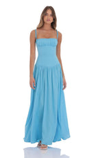 Lucy Satin Maxi Dress