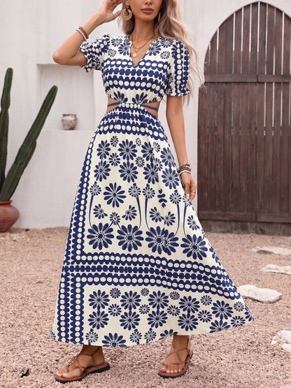 Celestine Floral Cutout Maxi Dress