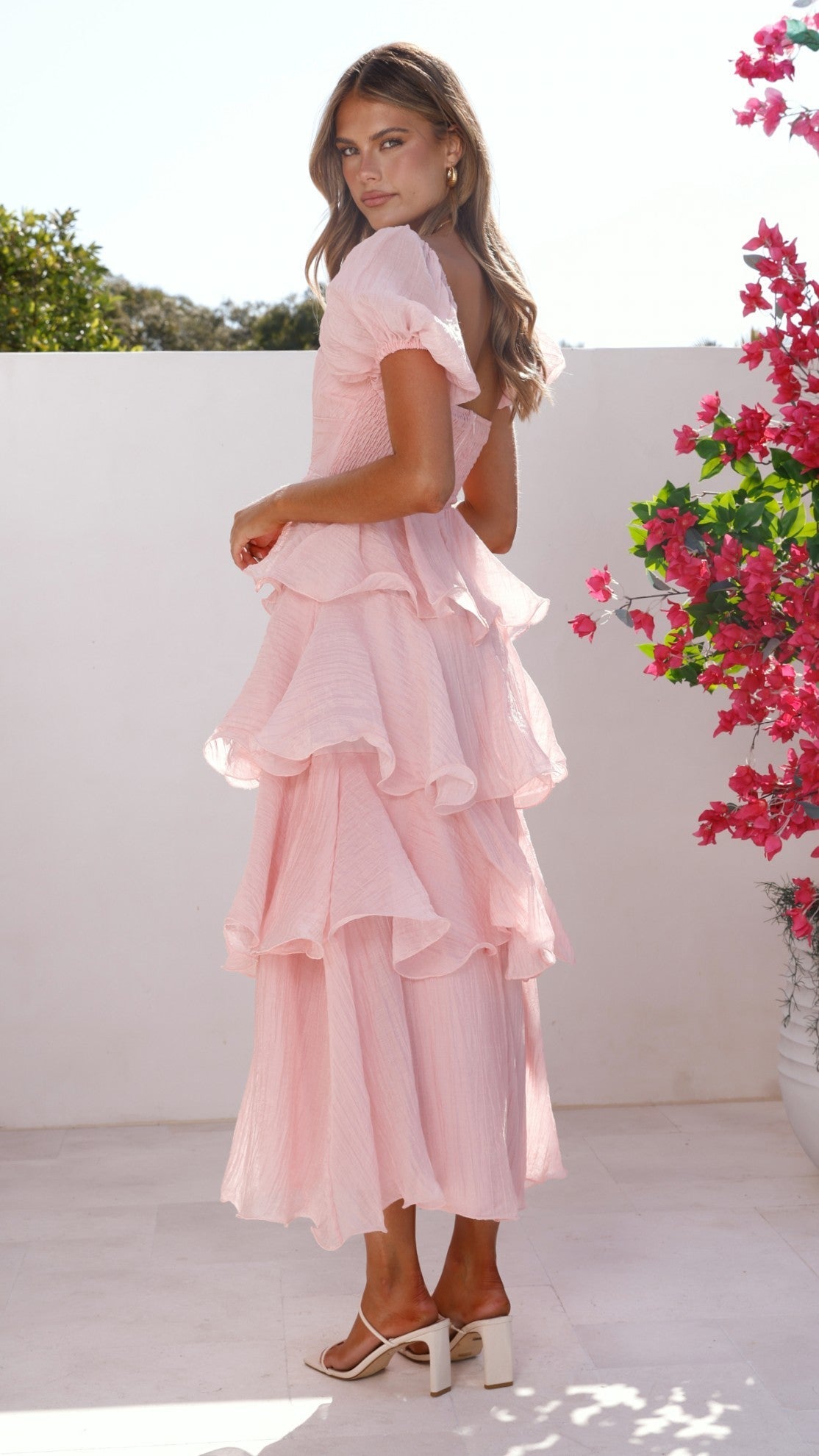 Lanelle Pink Maxi Dress