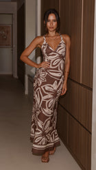 Briana Halter Maxi Dress
