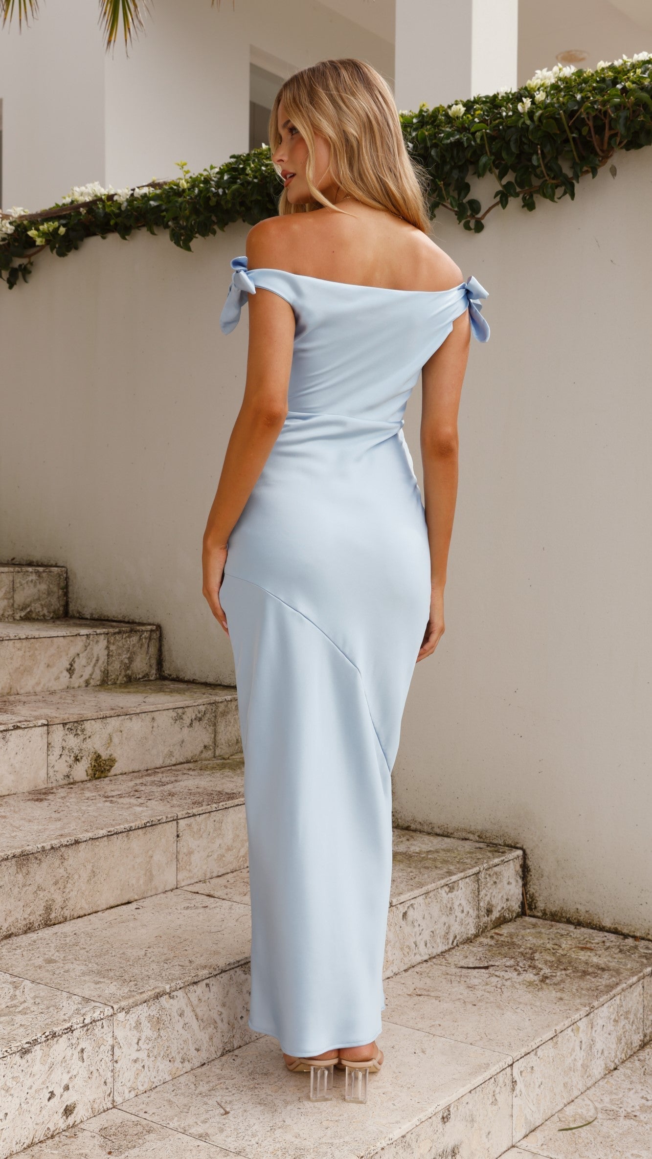 Frida Maxi Dress in Sapphire