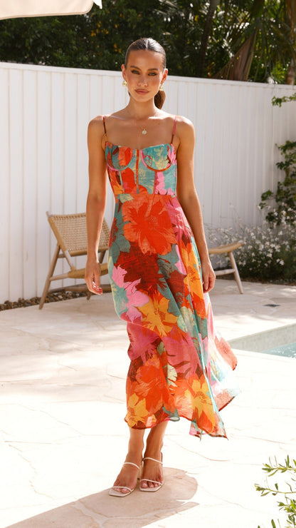 Rahima Floral Maxi Dress