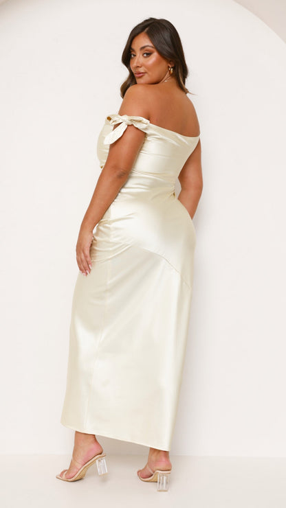 Frida Maxi Dress in Sapphire