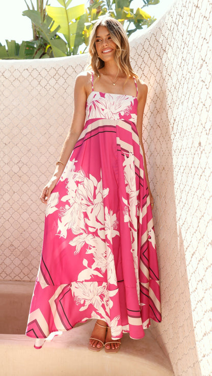 Kaethe Floral Maxi Dress