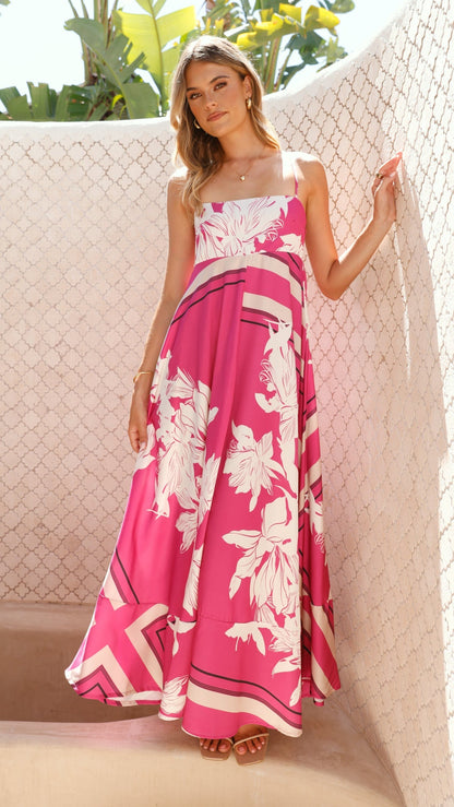 Kaethe Floral Maxi Dress