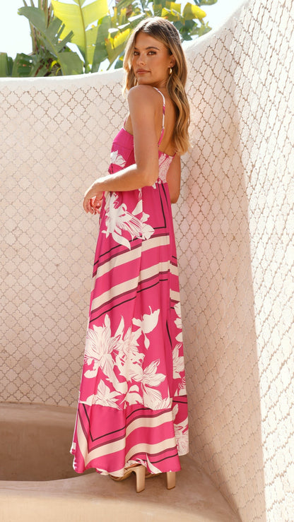 Kaethe Floral Maxi Dress