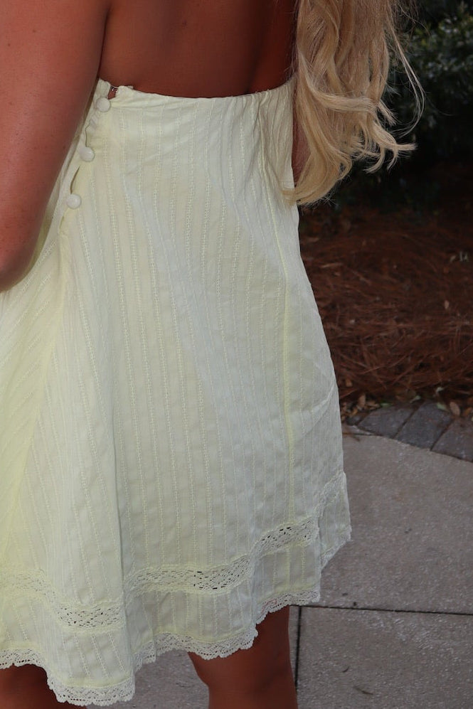 Valentina Mini Dress in Soft Linen