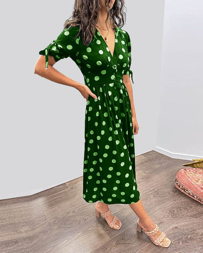 Morgan Wrap Midi Dress