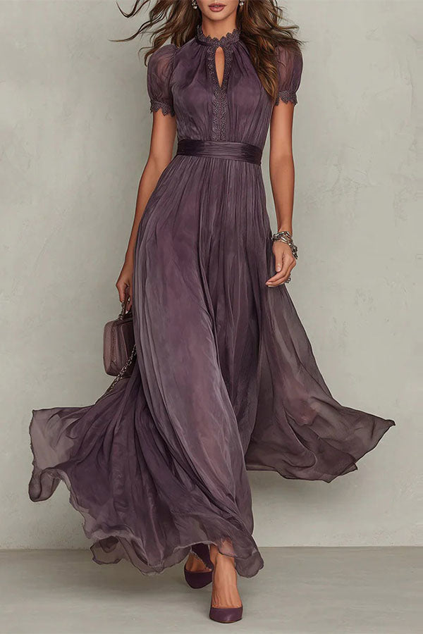 Ophelia Chiffon Maxi Dress