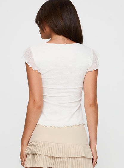 ELANOR FRILL TOP