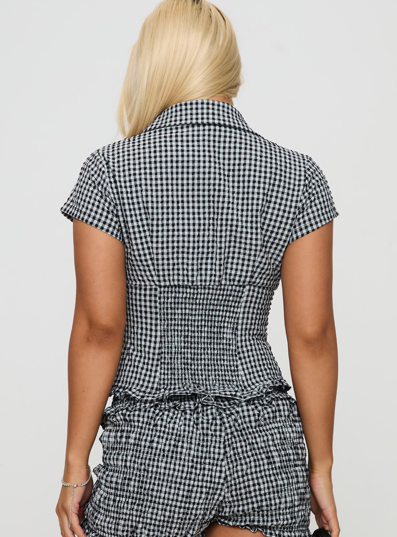 LISA GINGHAM BLOUSE