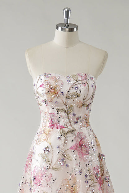 Vivienne Sequin Floral Gown