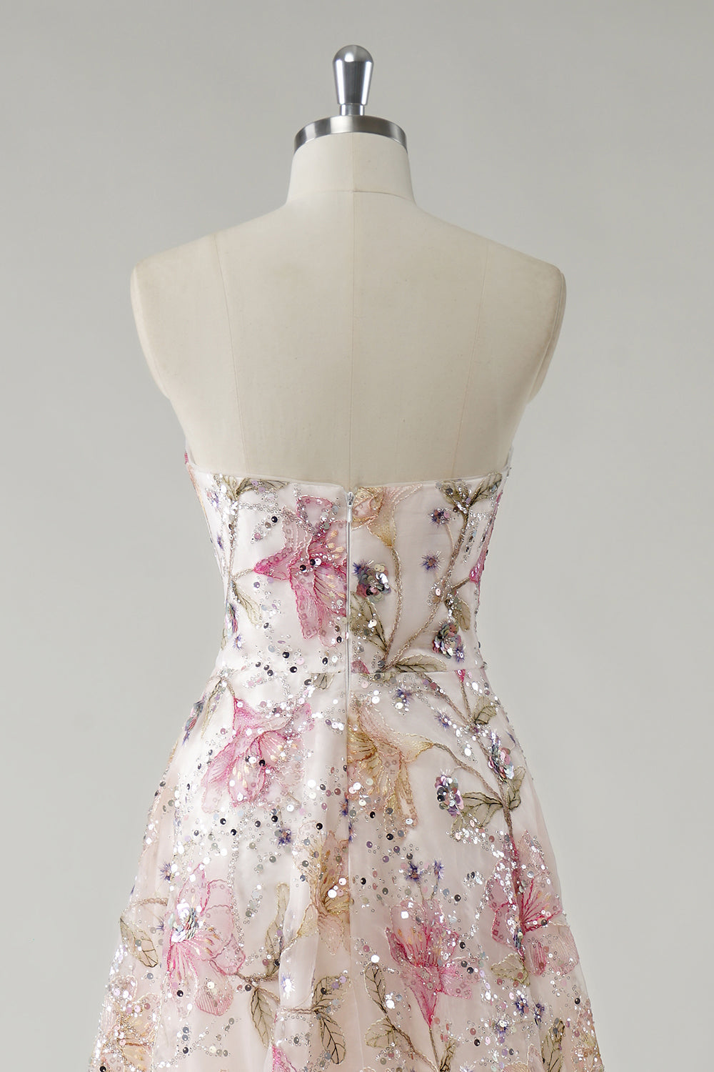 Vivienne Sequin Floral Gown