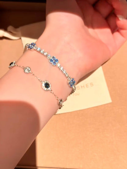 Ice Blue Tennis Bracelet