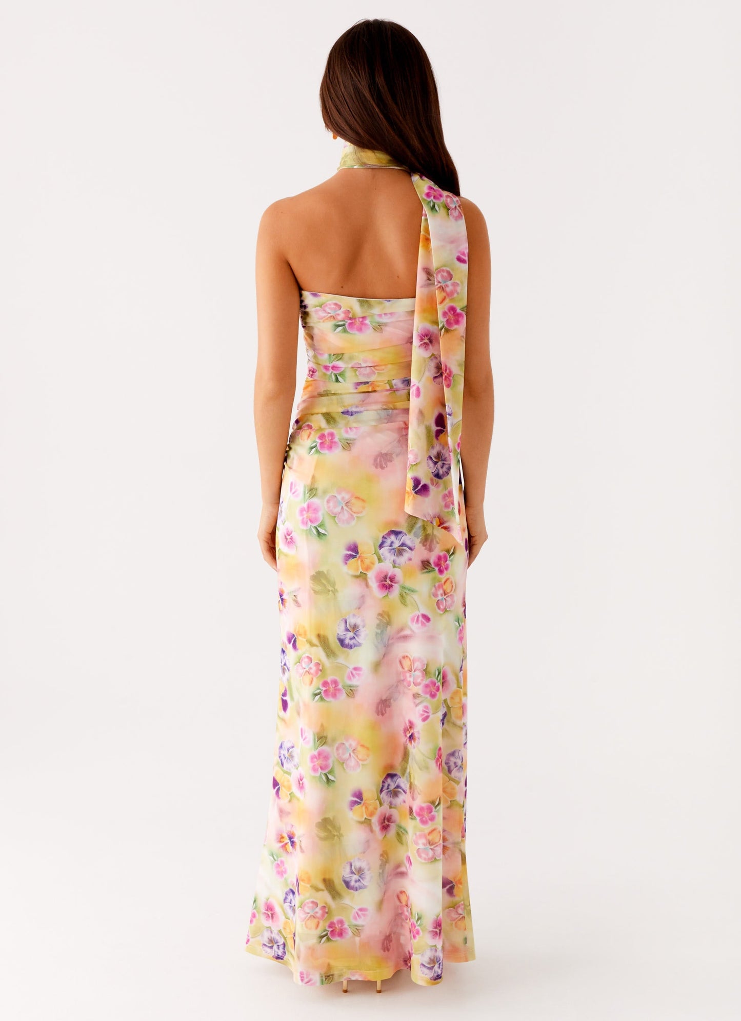 Songbird Sunburst Floral Maxi Dress