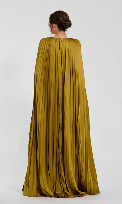 Ophelia Chartreuse Evening Gown