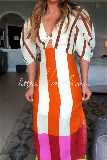 Kaya Linen Maxi Dress