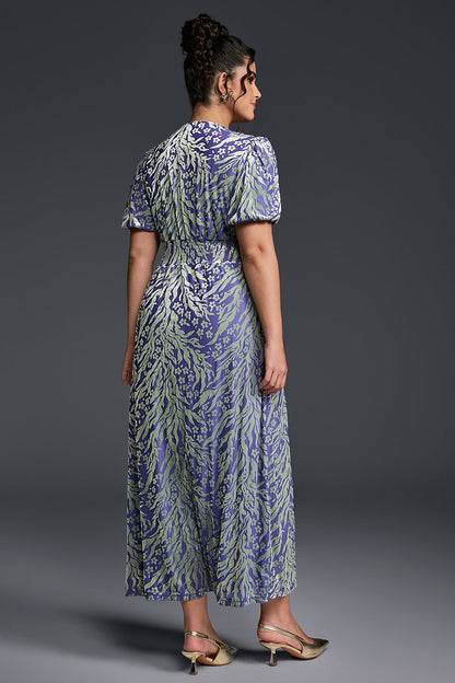 Isabelle Floral Pleated Maxi Dress
