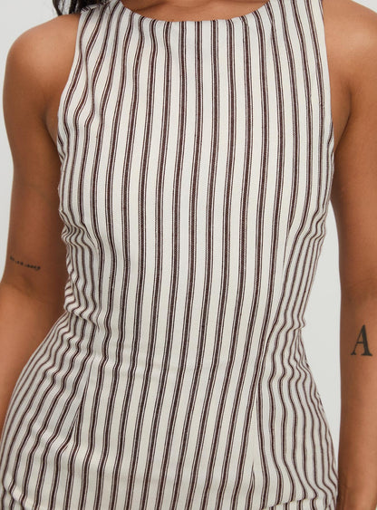 Yumiko Striped Romper