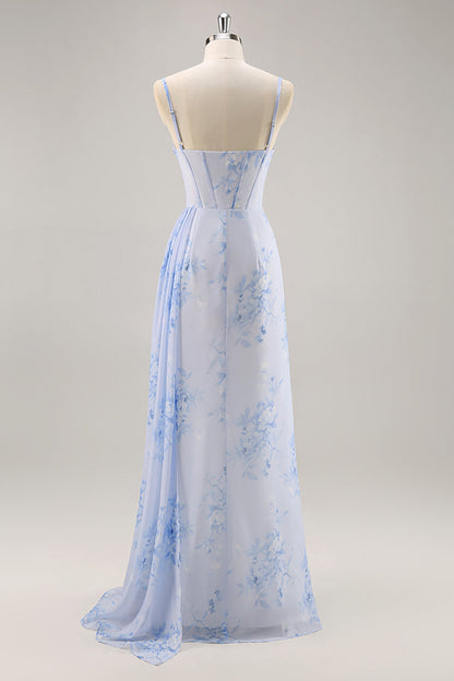 Margot Floral Ruched Corset Dress