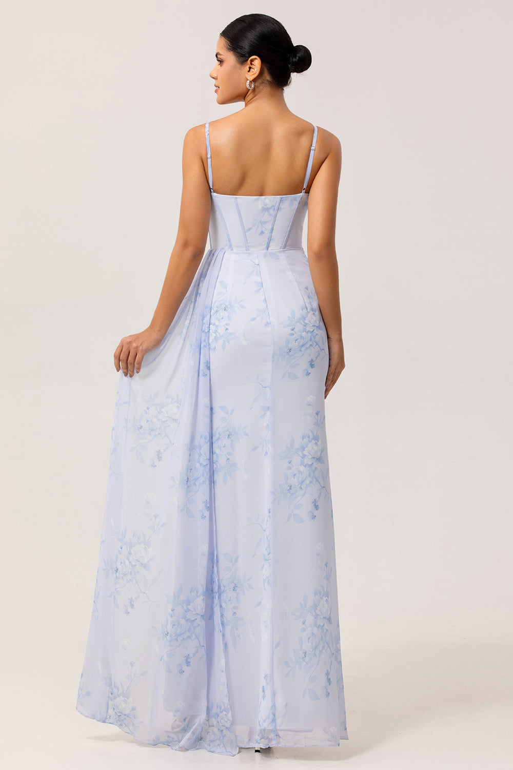 Margot Floral Ruched Corset Dress