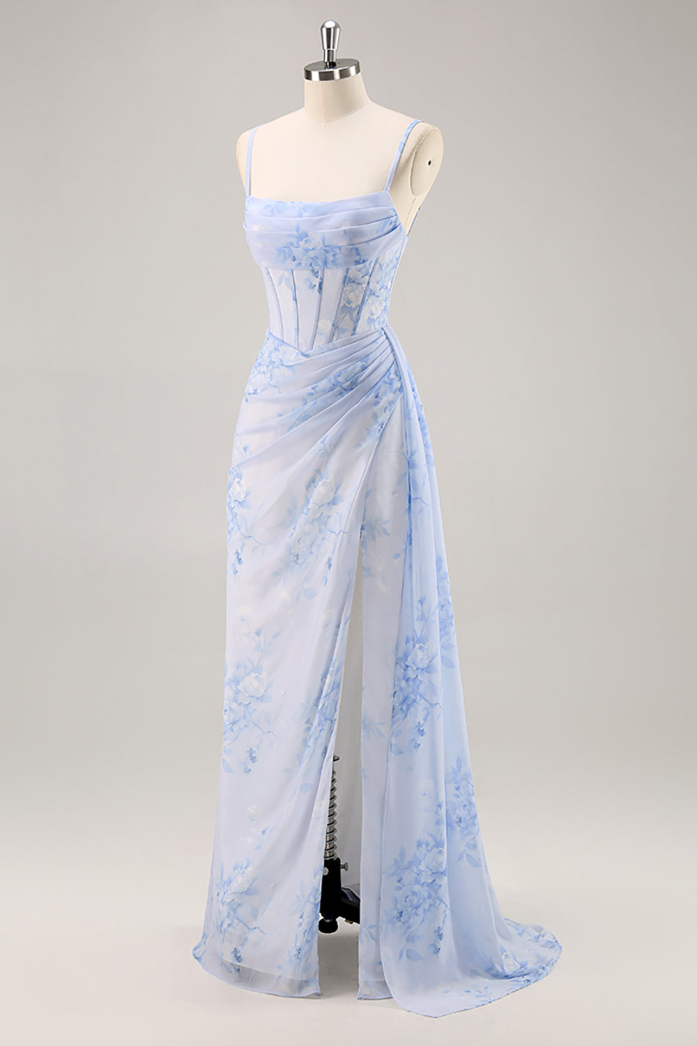 Margot Floral Ruched Corset Dress