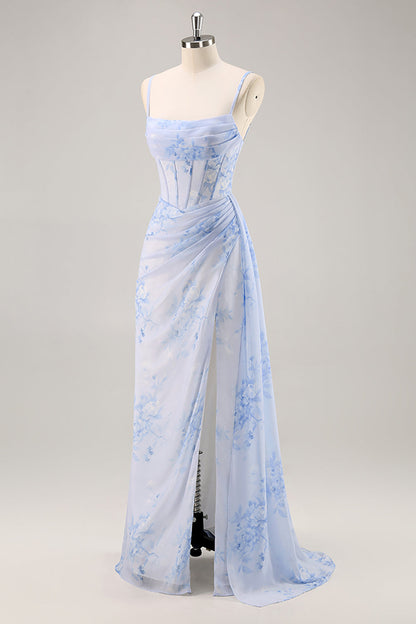 Margot Floral Ruched Corset Dress