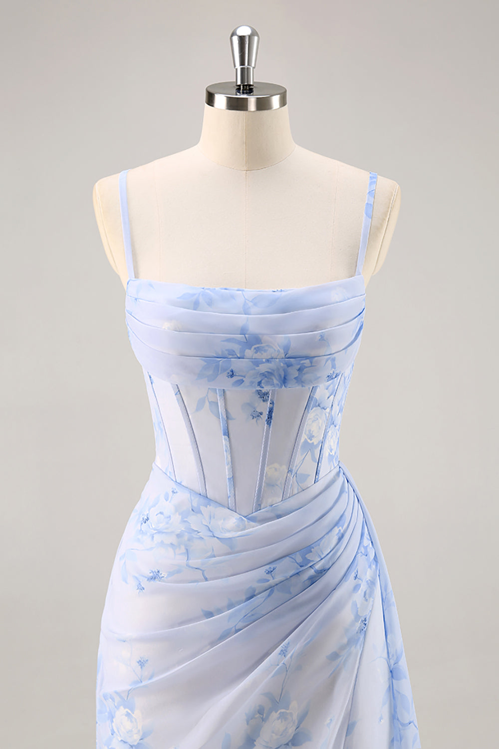Margot Floral Ruched Corset Dress
