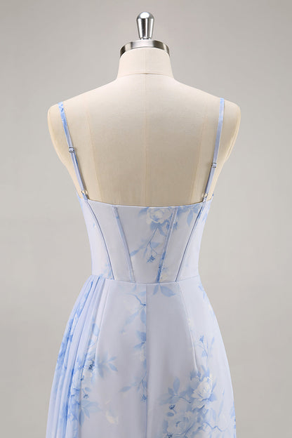 Margot Floral Ruched Corset Dress