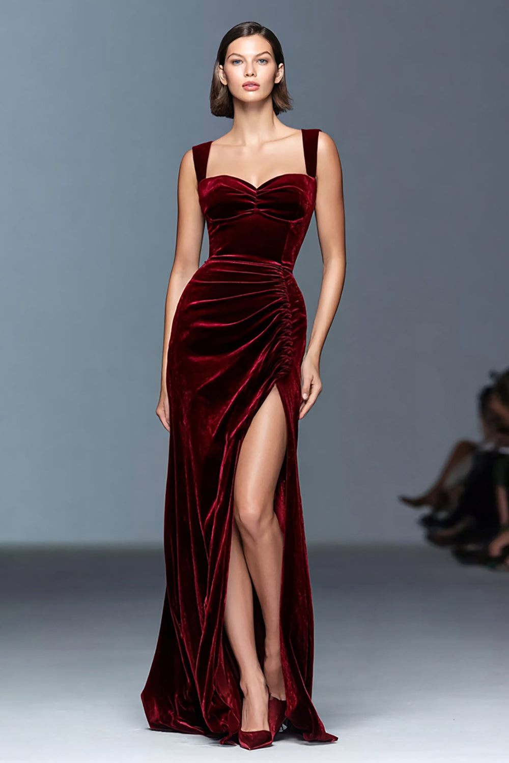 Arabelle Velvet A-Line Dress