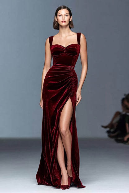 Arabelle Velvet A-Line Dress