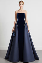 Arabella Velvet Cape Gown
