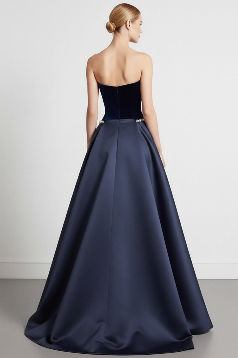 Arabella Velvet Cape Gown