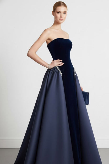 Arabella Velvet Cape Gown