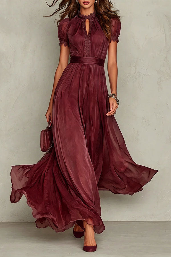 Ophelia Chiffon Maxi Dress