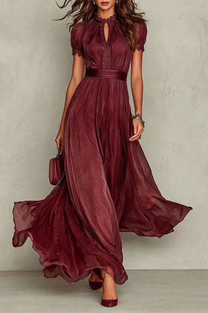 Ophelia Chiffon Maxi Dress