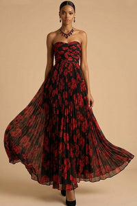 Black Red Flower