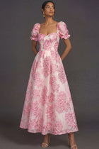 Valentina Jacquard A-Line Dress