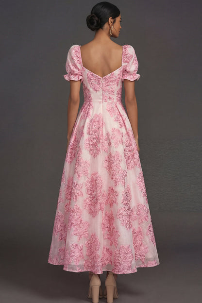 Valentina Jacquard A-Line Dress