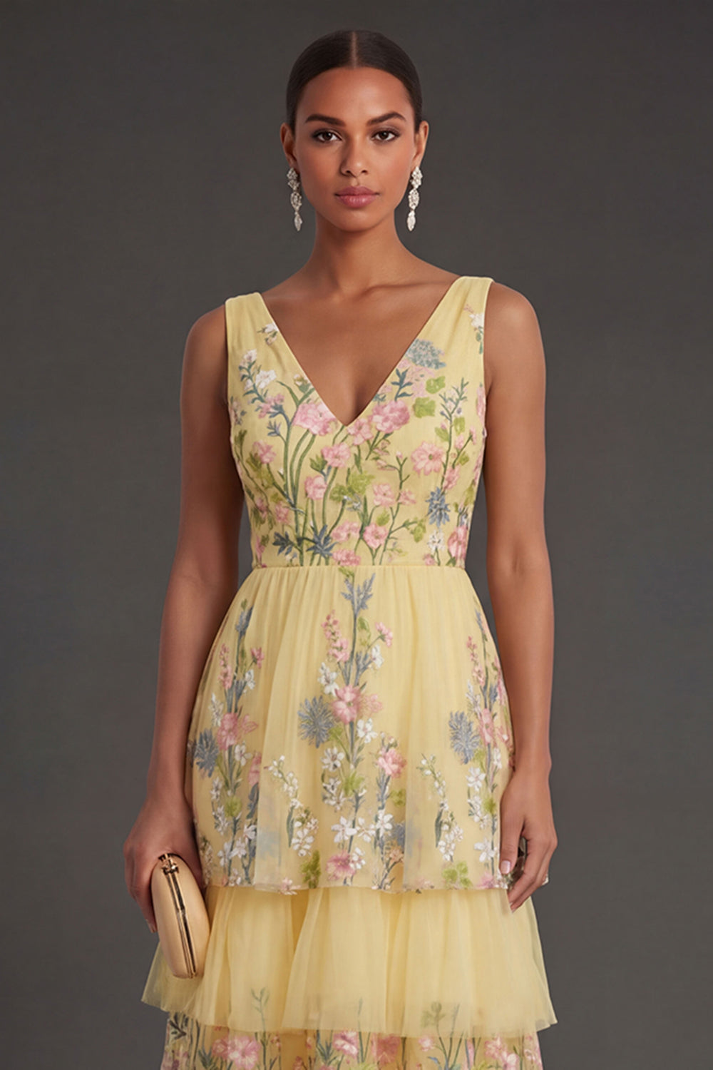 Margot Tiered Floral Maxi Dress