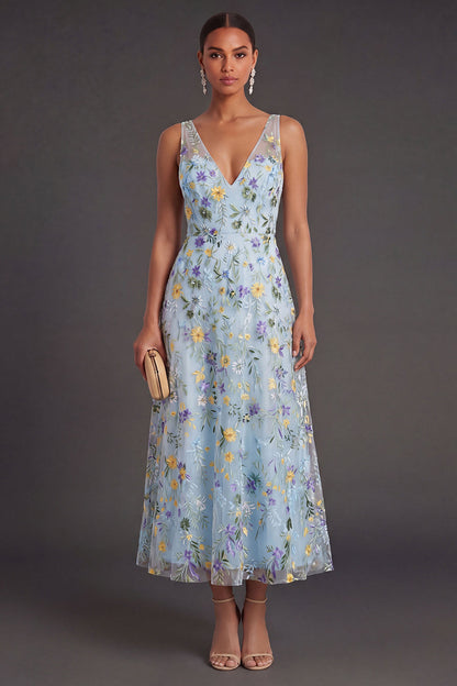 Estelle Floral Chiffon Maxi Dress