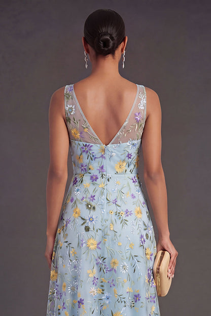 Estelle Floral Chiffon Maxi Dress