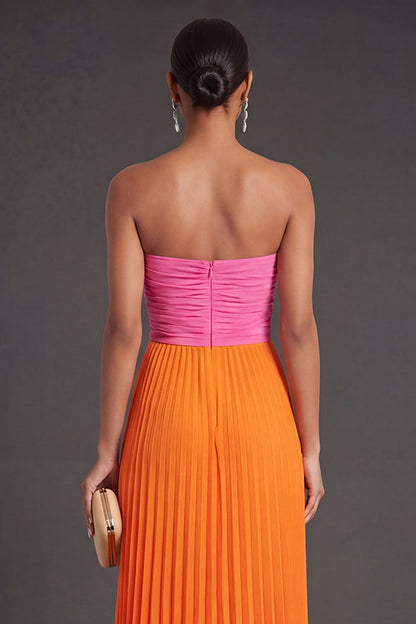 Valentina Pleated Sweetheart Formal Dress