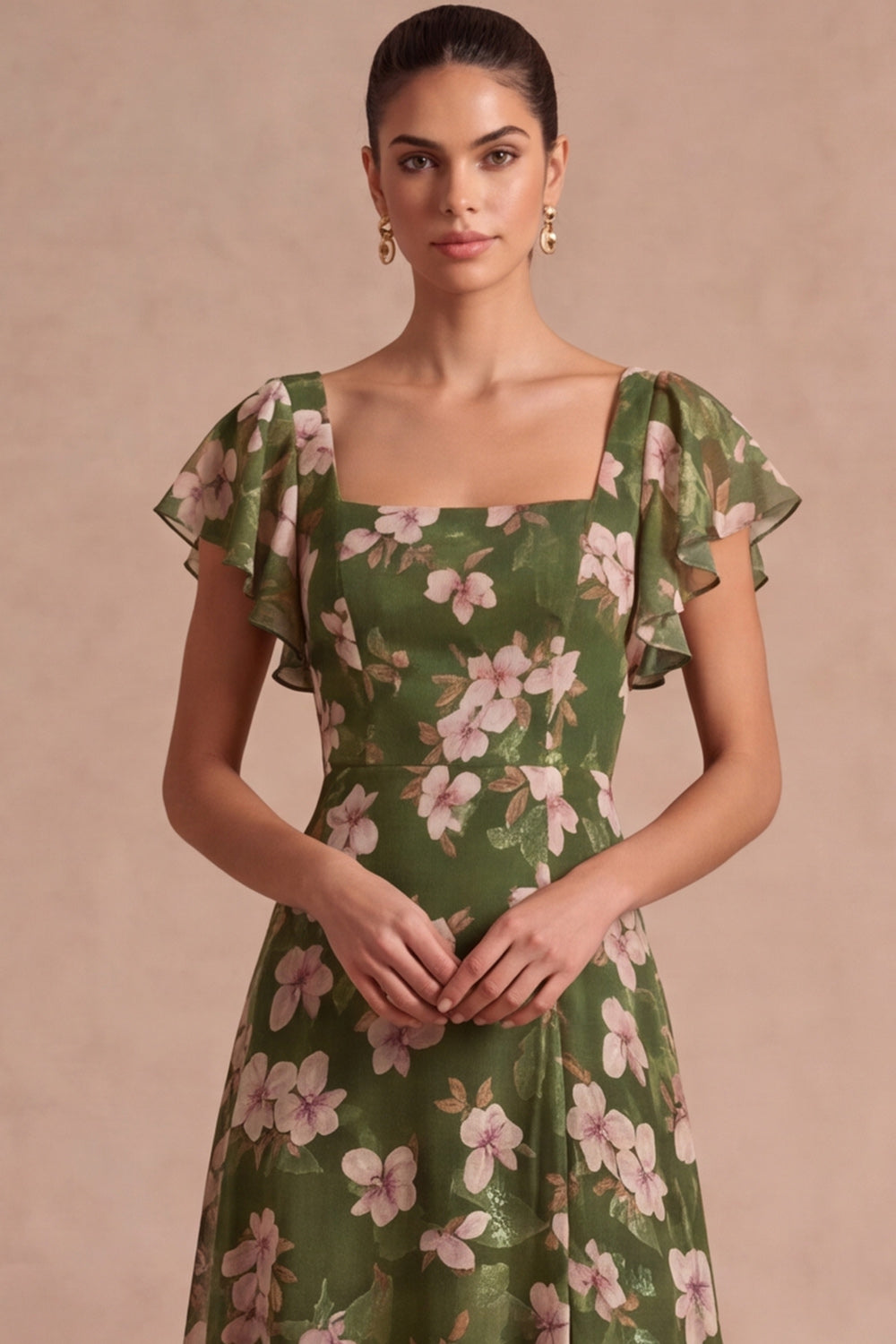 Margot Floral A-Line Dress