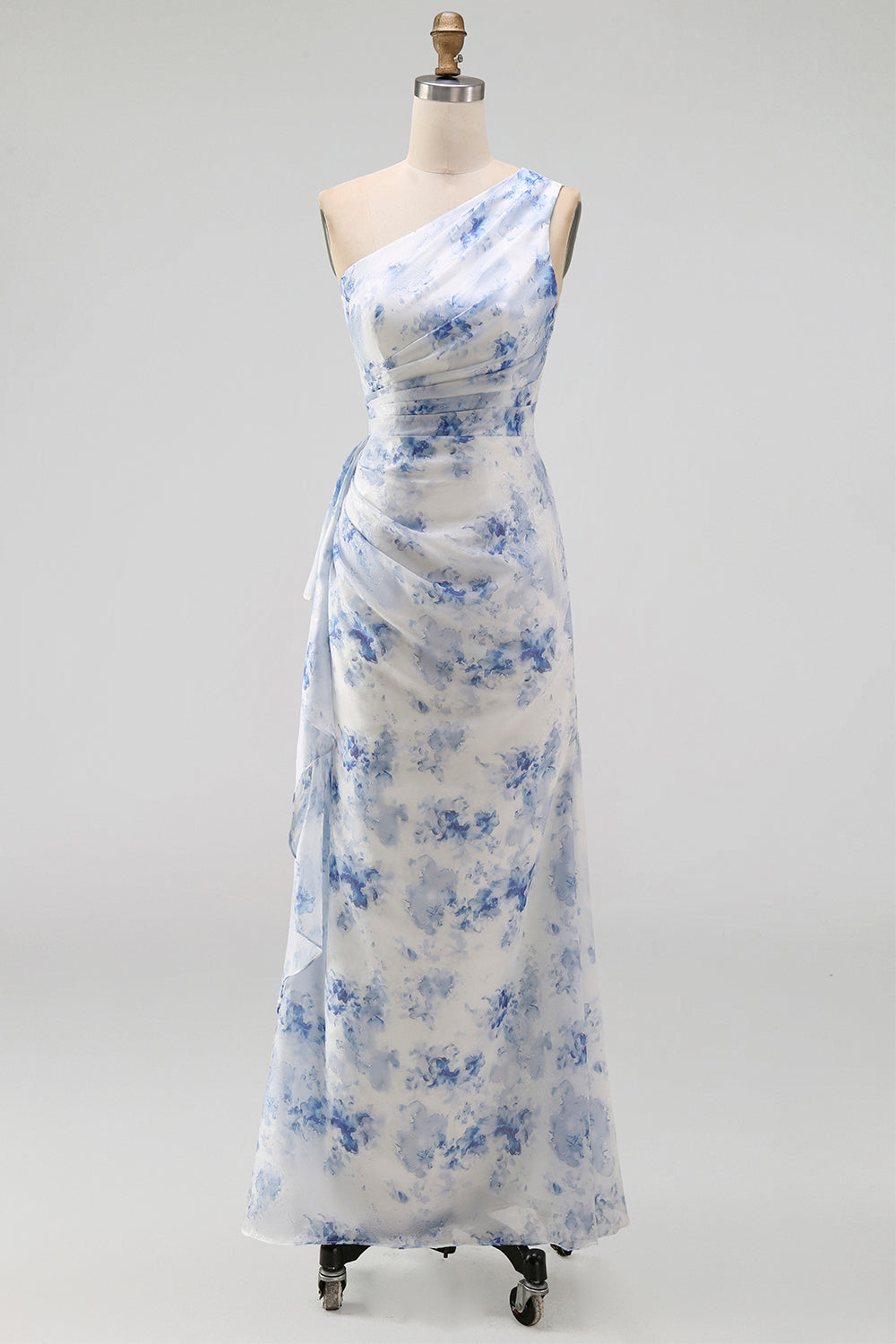 Margot Floral Ruched Maxi Dress