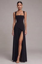 Margot Square Neck A-Line Formal Dress