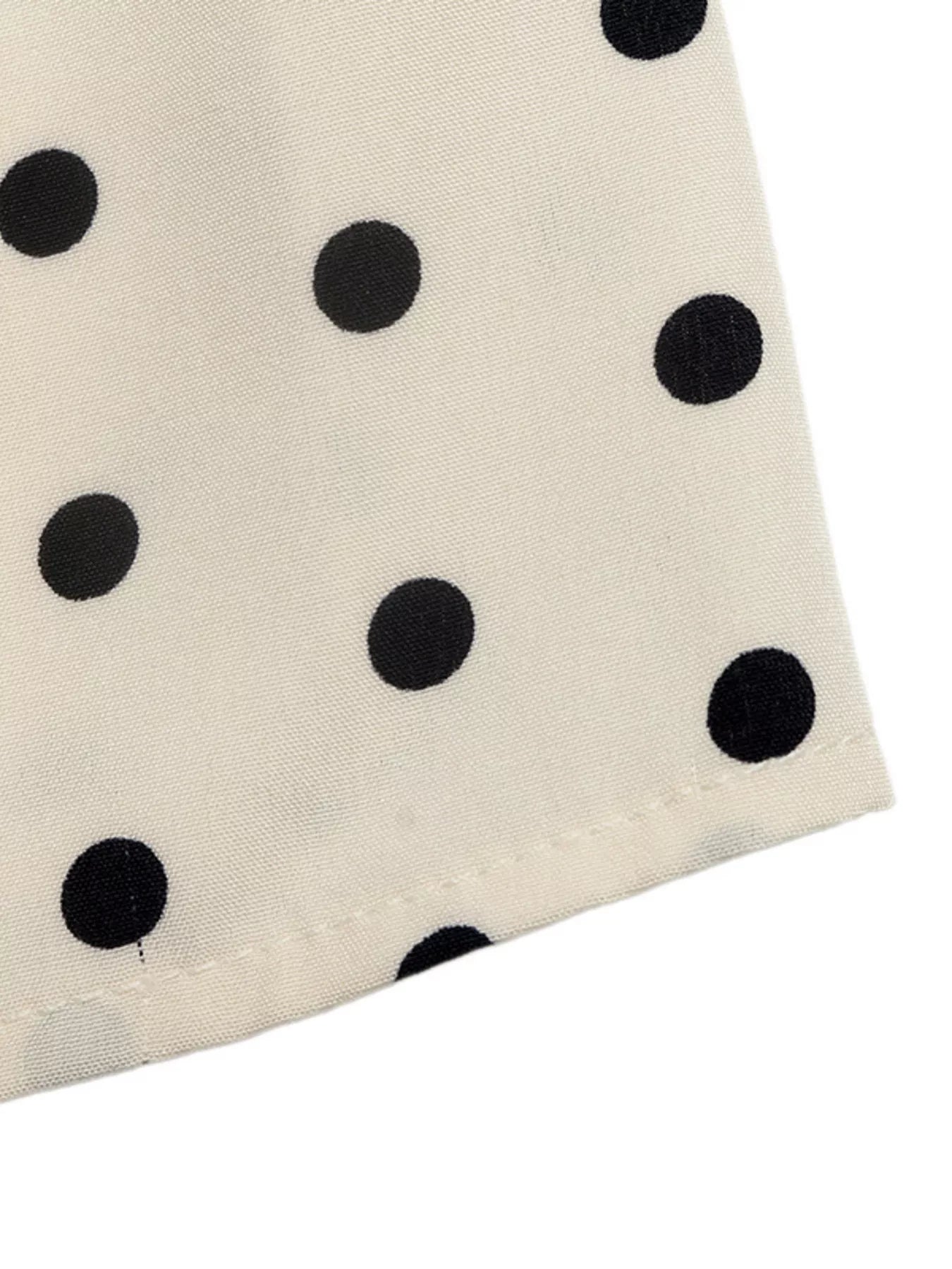 Violet Polka Dot Halter Mini Dress