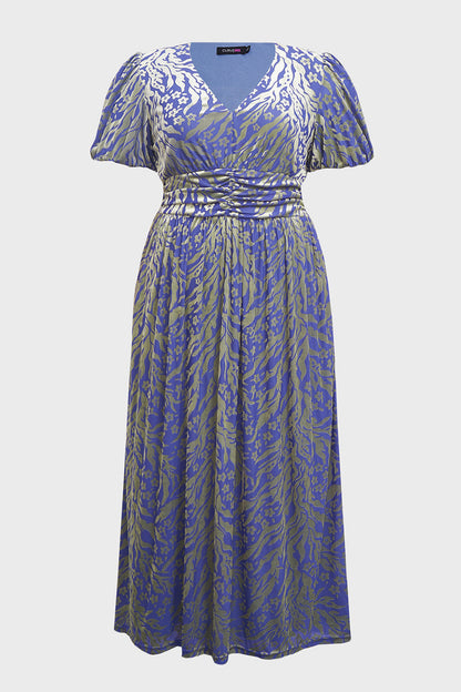 Isabelle Floral Pleated Maxi Dress